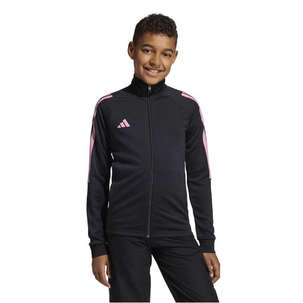 Black/Pink - adidas - Sereno Track Jacket Juniors