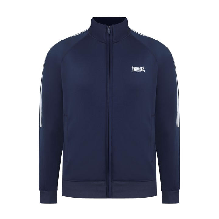 Lonsdale Men's Blue 2 Stripe Track Top in Size M, Sports Direct