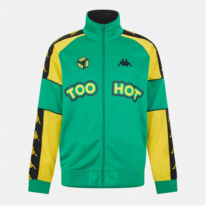 Kappa Men's Yellow Banda Tracksuit Top in Size M, Sports Direct