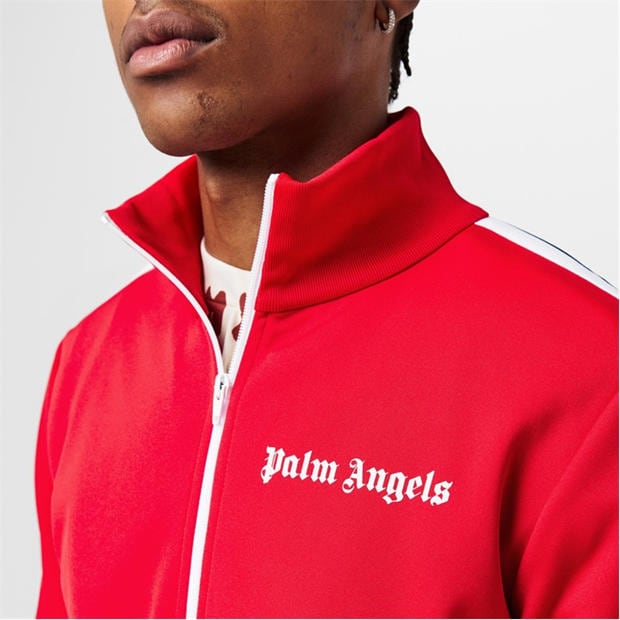 PALM ANGELS | Classic Track Jacket | Czerwony/Biały | SportsDirect