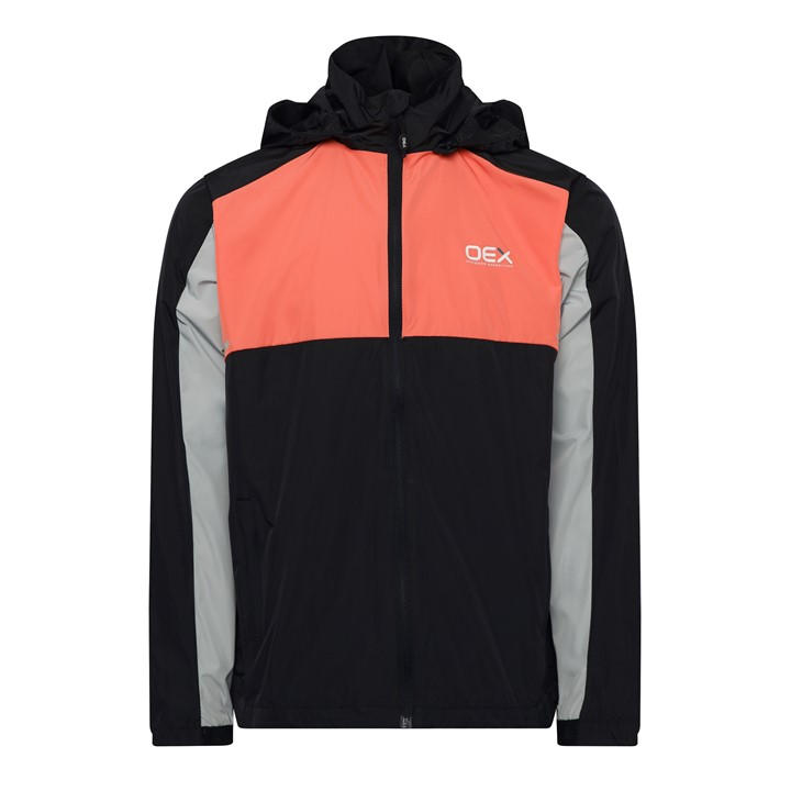 Oex Men's Black Grampian Windrun in Size M, Sports Direct