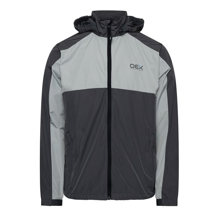Oex Men's Black Grampian Windrun in Size L, Sports Direct