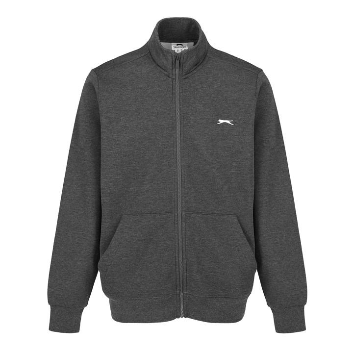 Slazenger Men's Grey Full Zipped Jacket in Size 4XL, Sports Direct