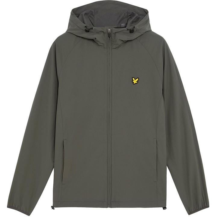 Lyle And Scott Men's Grey Woven Zip Through Tracksuit Top in Size L, Sports Direct