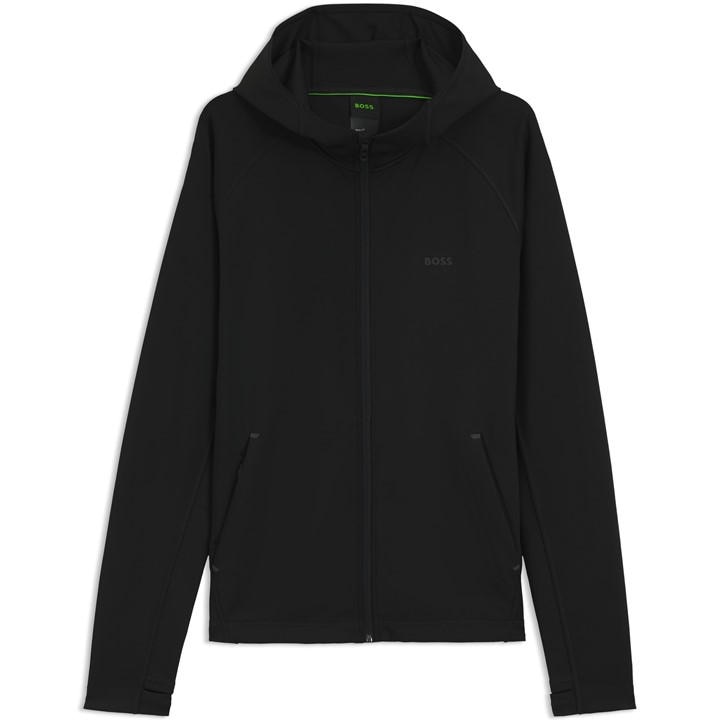 Boss Men's Black Sicon Active Moisture-Managing Hoodie in Size 2XL, Sports Direct