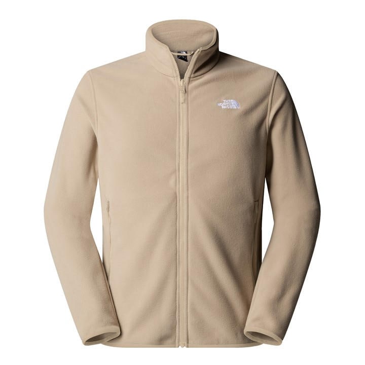 The North Face Men's Beige 100 Glacier Full-Zip Fleece in Size 2XL, Sports Direct