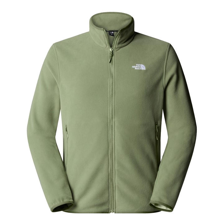 The North Face Men's Green 100 Glacier Full-Zip Fleece in Size M, Sports Direct