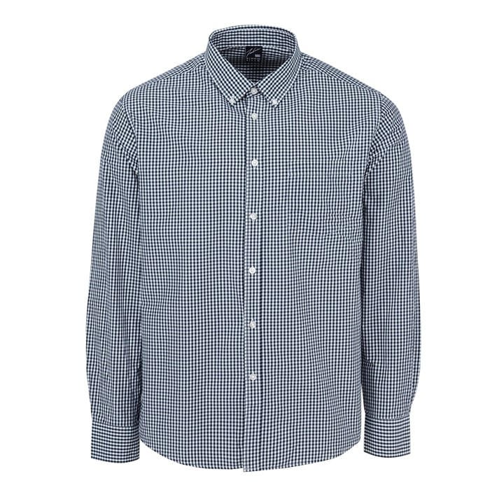 Fabric Men's Blue Classic Poplin Long Sleeve Shirt in Size M, Sports Direct