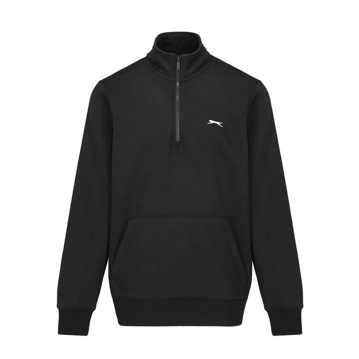 Slazenger Men's Black Quarter Zip Fleece in Size 3XL, Sports Direct