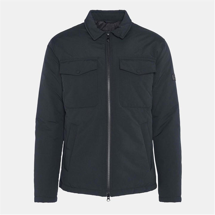International  Men's  Distill Quilted Long Sleeve Overshirt, Football by Barbour  in Size XL, Sports Direct