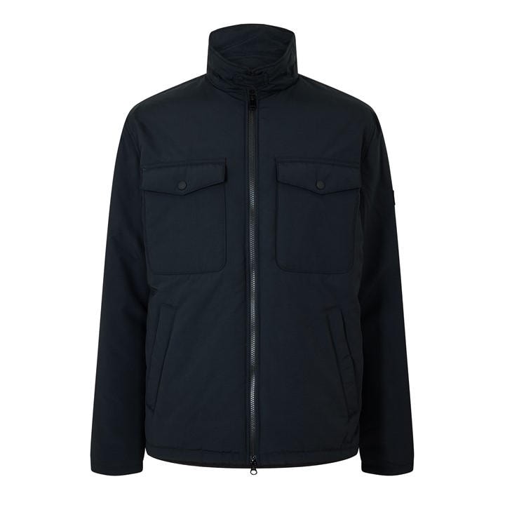 International  Men's  Distill Quilted Long Sleeve Overshirt, Football by Barbour  in Size XL, Sports Direct