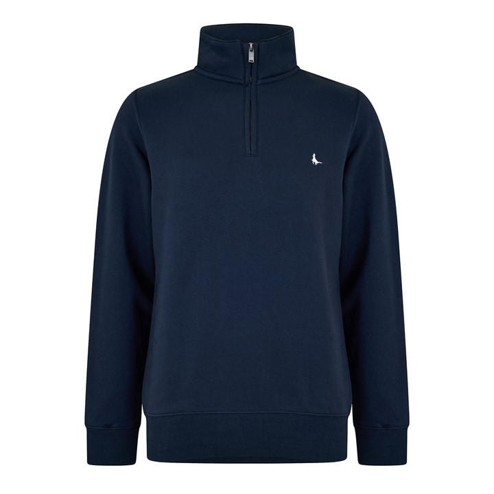 Jack Wills Men's Blue Jack Barchester Quarter Zip Sweatshirt in Size XL, Sports Direct