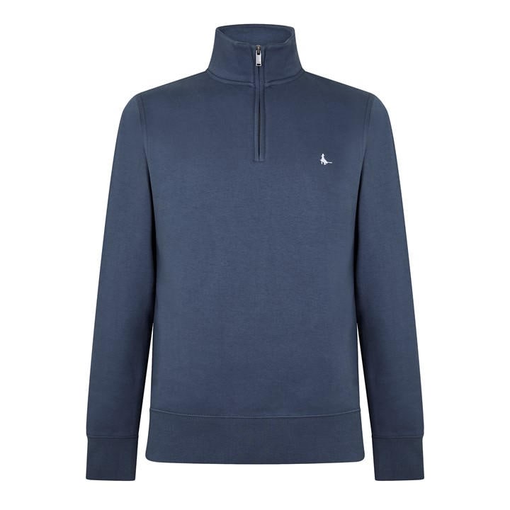 Jack Wills Men's Beige Jack Barchester Quarter Zip Sweatshirt in Size 2XL, Sports Direct