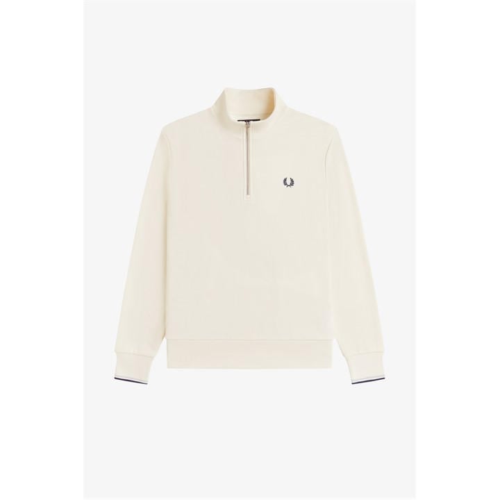 Fred Perry Men's Brown Fredperry Half Zip Top in Size 2XL, Sports Direct