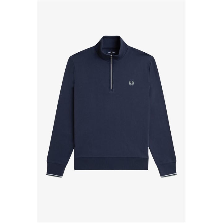 Fred Perry Men's Blue Fredperry Half Zip Top in Size XL, Sports Direct
