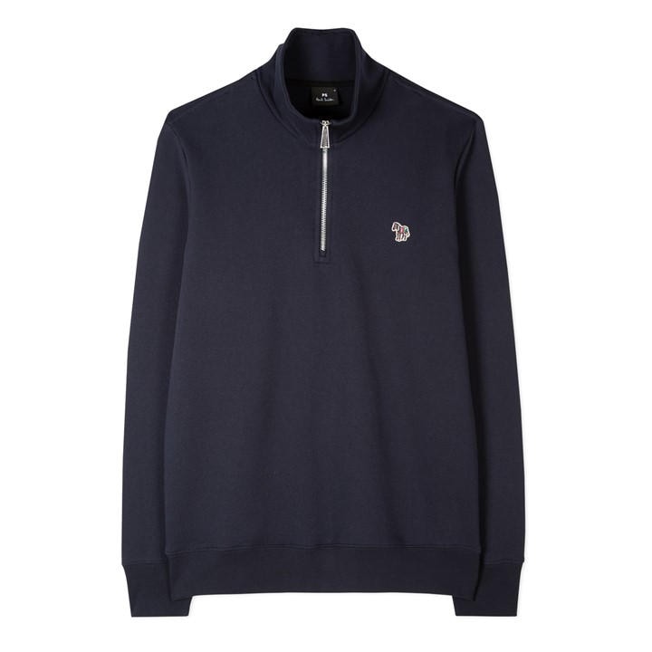 Ps Paul Smith Men' Blue Half Zip Sweatshirt in Size S, Sports Direct