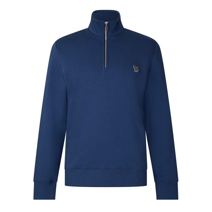 Ps Paul Smith Men' Blue Half Zip Sweatshirt in Size S, Sports Direct
