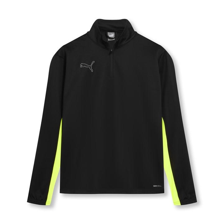 Puma Men's Black Finesse Performance Quarter Zip Drill Top in Size M, Sports Direct