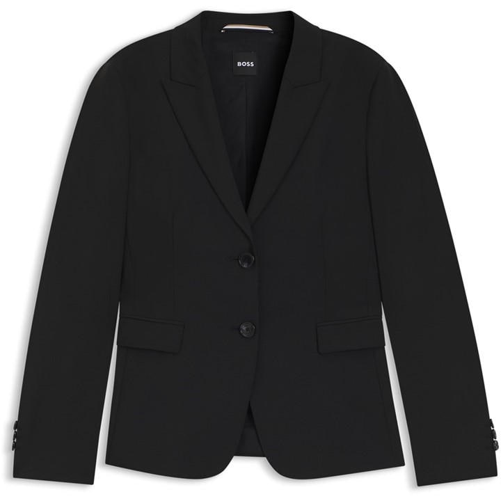 Boss Women's Black Juleah Blazer in Size 6, Sports Direct