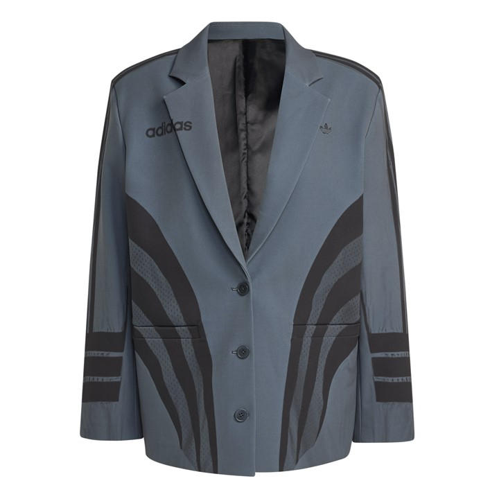 Adidas Originals Women's Grey Blazer in Size 12, Sports Direct