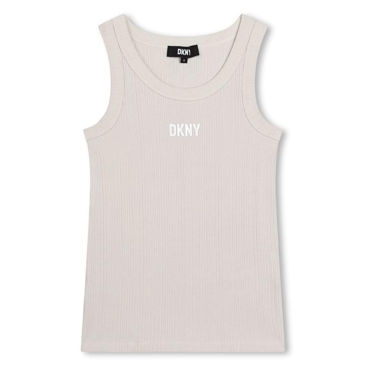 Dkny Girls White Kids' Logo Cami Top in Size 14 - 16 Years, Sports Direct