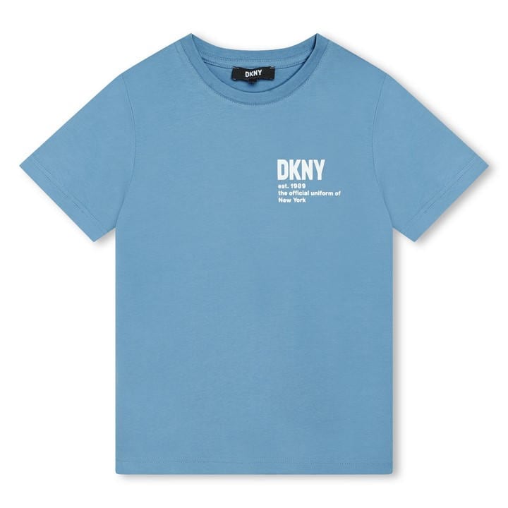 Dkny Boys Blue Kids' Small Logo Regular Fit T-Shirt in Size 14 - 16 Years, Sports Direct