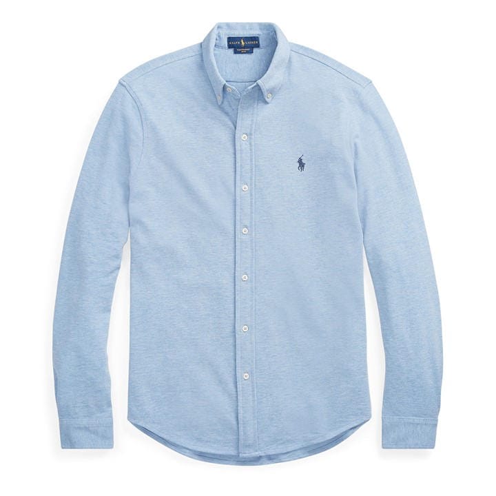 Polo Ralph Lauren Men's Cream Slim Fit Button-Down Plain Shirt in Size XL, Sports Direct