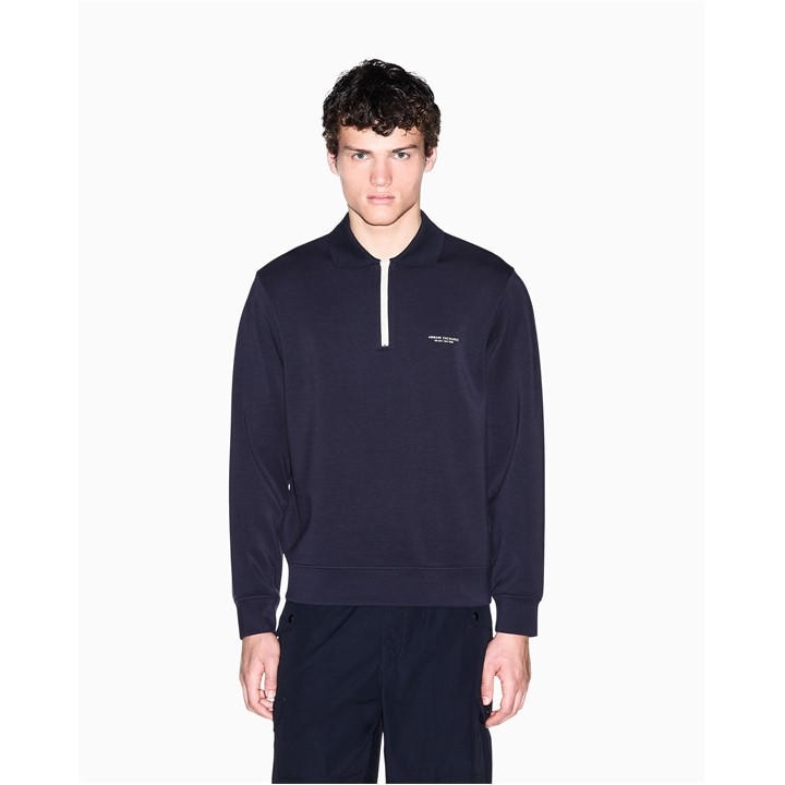 Armani Exchange Men's Blue Sweatshirt in Size L, Sports Direct