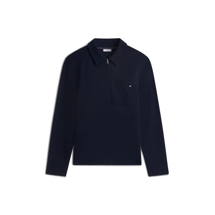 Tommy Hilfiger Men's Blue 1/4 Zip Fleece in Size M, Sports Direct