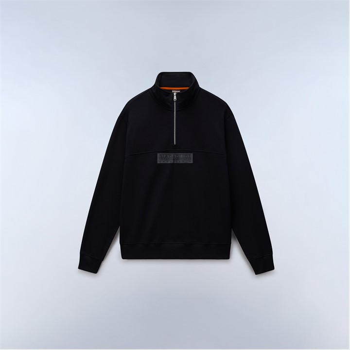 Napapijri Men's Black Napa Box 1/4 Zip in Size XL, Sports Direct