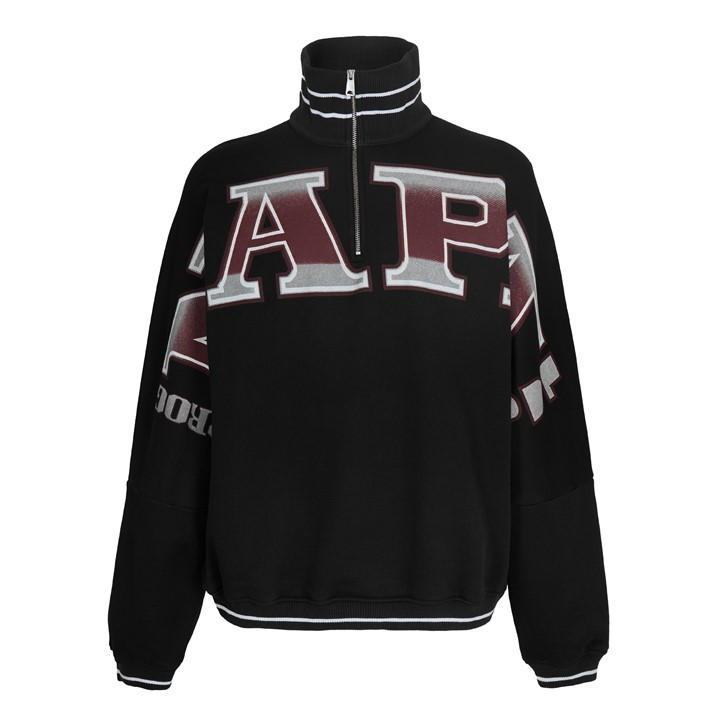 Napapijri Men's Black X Pdf Half Zip Sweat in Size M, Sports Direct