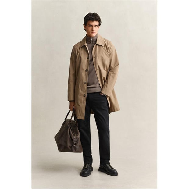 Taupe 260 - Gant - Shield Half-Zip Sweatshirt