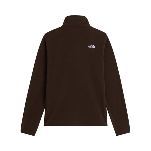 Dark Chestnut - The North Face - 100 Glacier Quarter Zip Fleece Mens