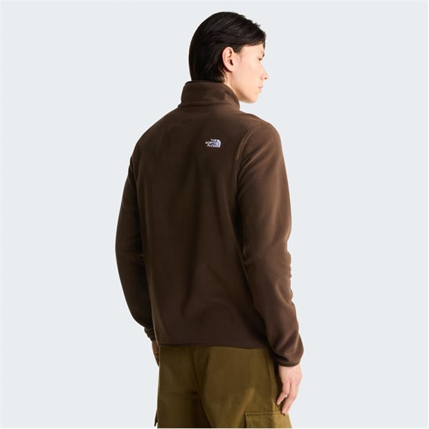 Dark Chestnut - The North Face - 100 Glacier Quarter Zip Fleece Mens