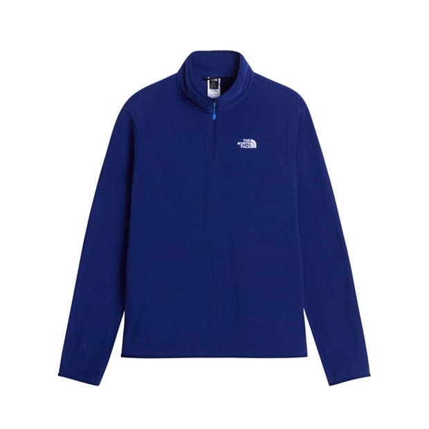 Bold Blue - The North Face - 100 Glacier Quarter Zip Fleece Mens