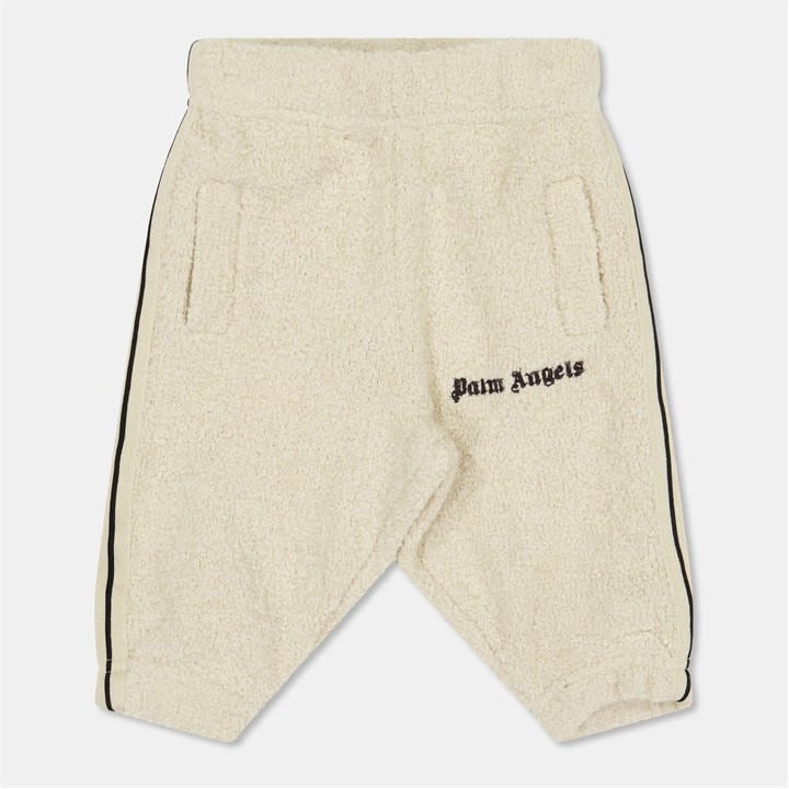 Palm Angels  Kids Cream ' Teddy Closed Hem Fleece Joggers in Size 6 - 9 Months, Sports Direct