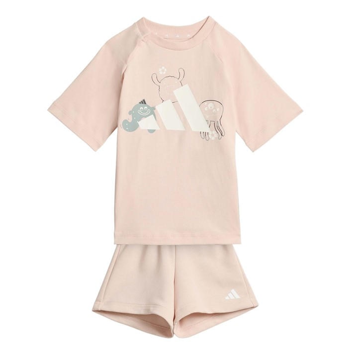 Adidas Boys Pink Kids' Pyjama Set in Size 12 - 18 Months, Sports Direct