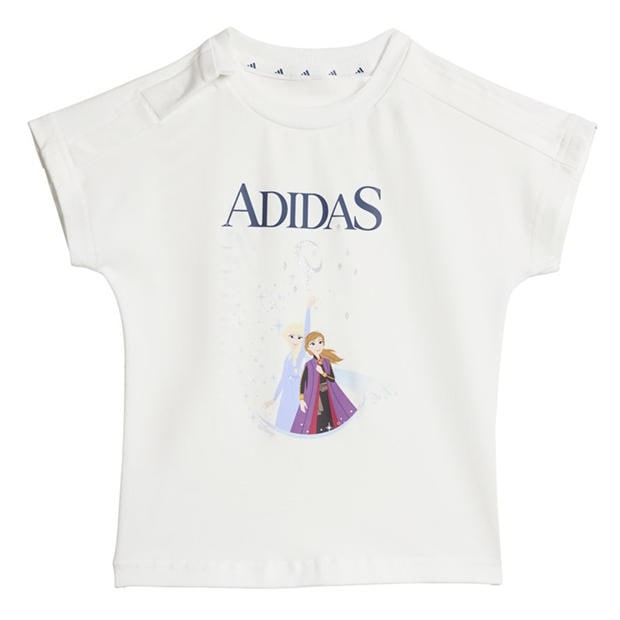 White/Dark Blue - adidas - Kids' Top and Trouser Set