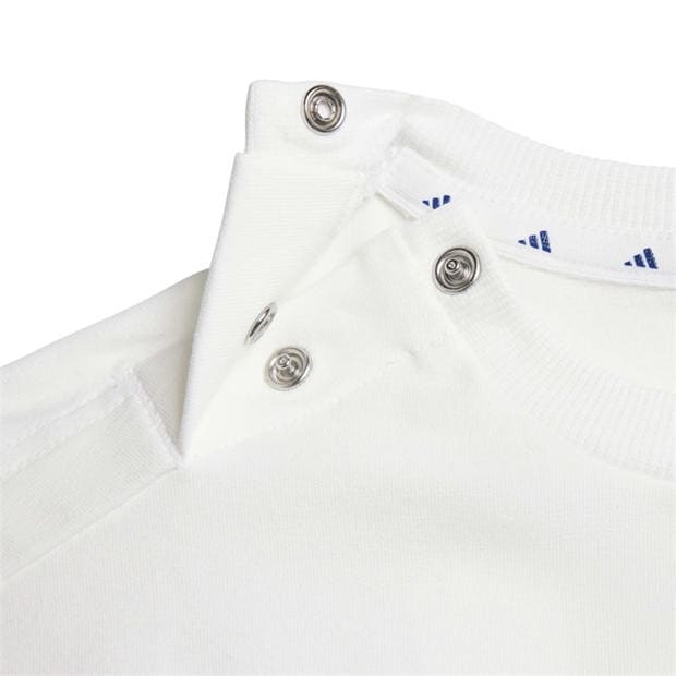 White/Dark Blue - adidas - Kids' Top and Trouser Set