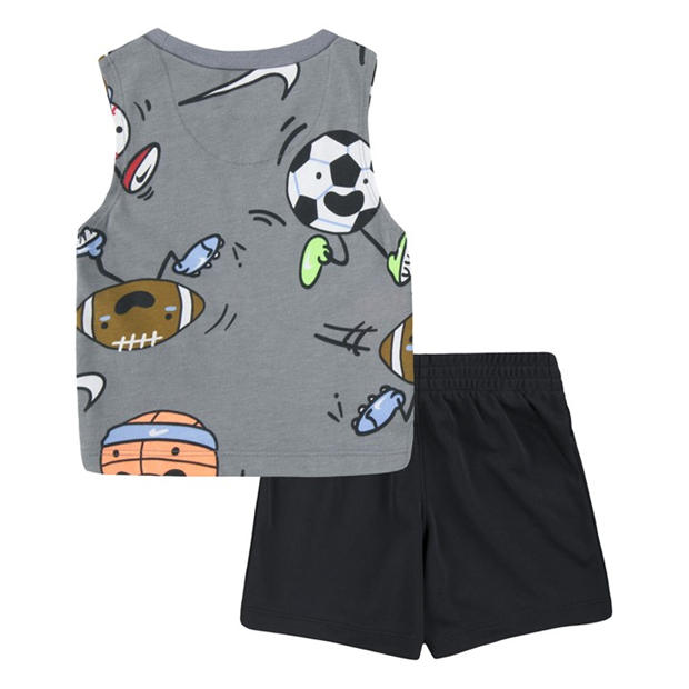 Black - Nike - Unisex Kids' Muscle Set Top and Trouser Pyjama