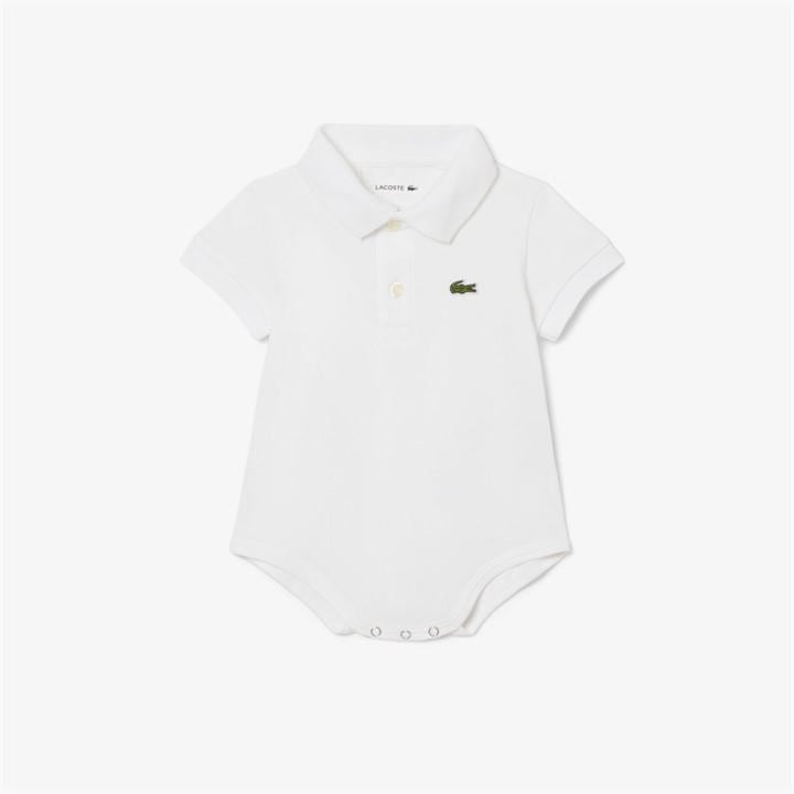 Lacoste  Kids White ' Onesies in Size 0 - 6 Months, Sports Direct