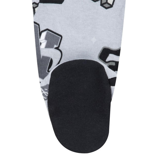Smoke Grey - Nike - Kids' Next Gen All Over Print Footed Onesie