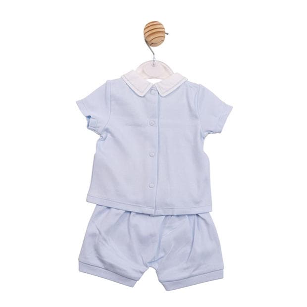 Blue - Mintini Baby - Baby Top and Bloomers Set