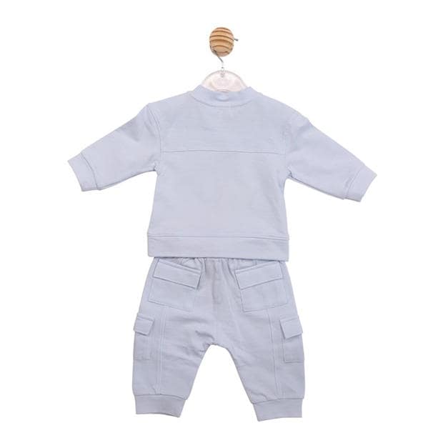 Blue - Mintini Baby - Baby Jog Set