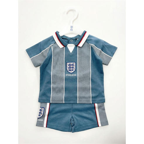 Team - England 1996 Retro Away Tee & Short