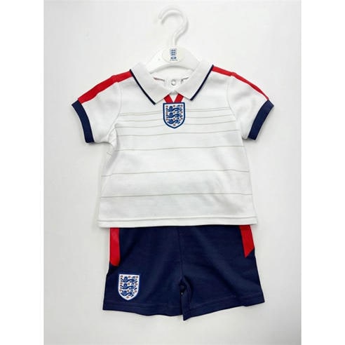 Team - England 2004 Retro Home Tee & Short