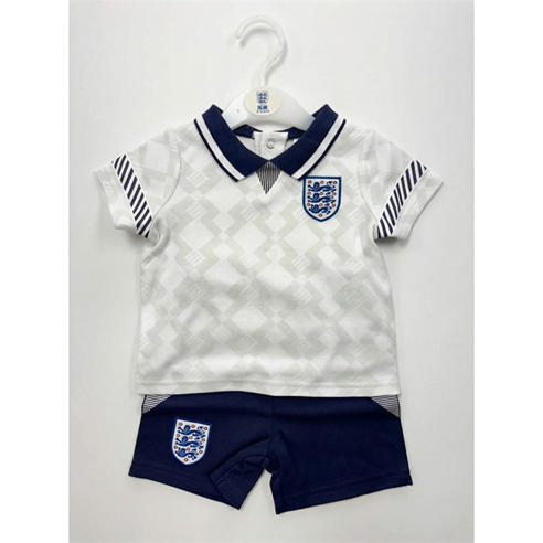 Team - England 1990 Retro Home Tee & Short
