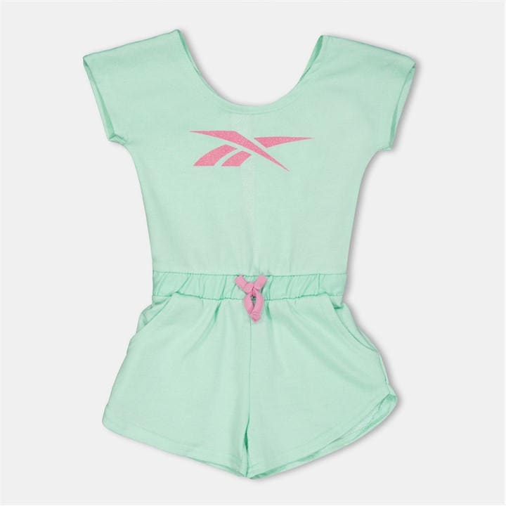 Reebok Girls  Terry Playsuit in Size 9 - 12 Months, Sports Direct