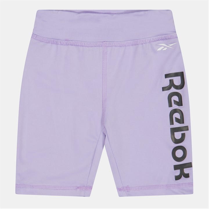 Reebok Girls Purple Jersey Jogger Shorts in Size 18 - 24 Months, Sports Direct