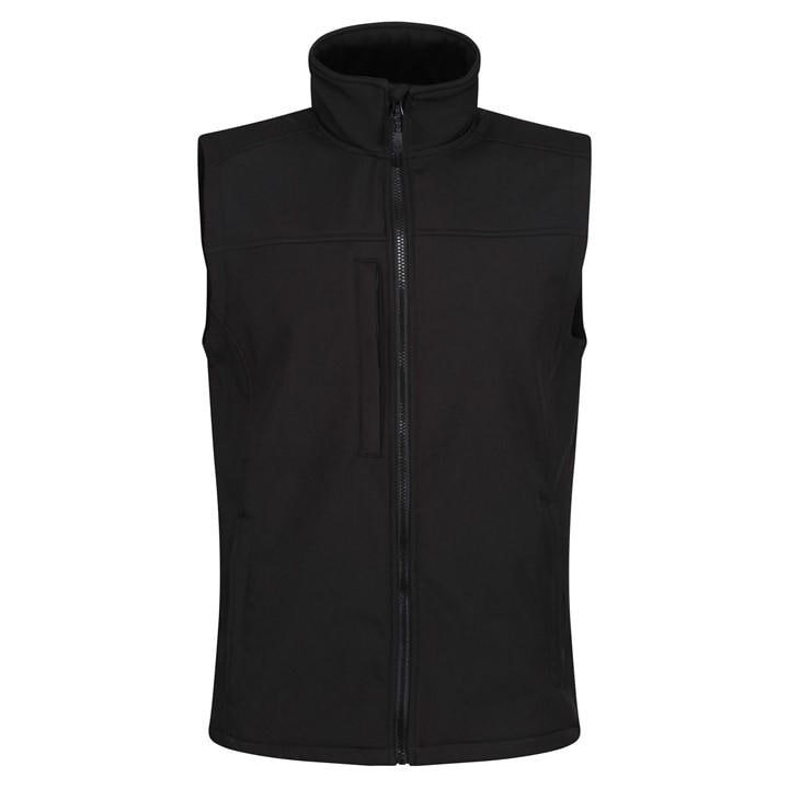 Regatta Men's Black Flux Softshell Bodywarmer in Size 3XL, Sports Direct